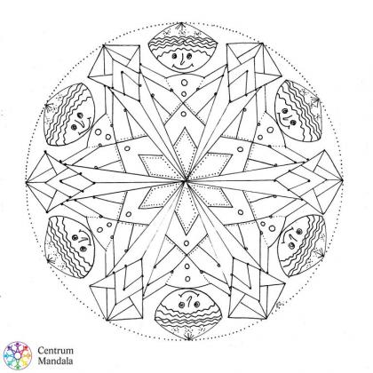 mandala pro děti - mrazíci