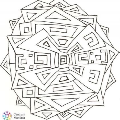 mandala pro děti - rozházená