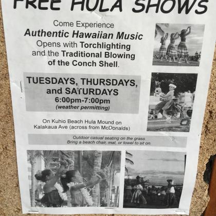 Hula show