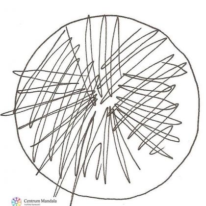 listopadový mandalový symbol