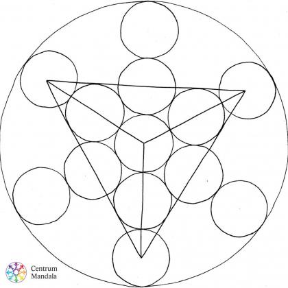 mandala - čtyřstěn