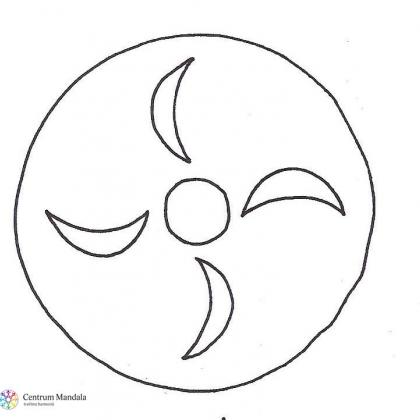 mandalový symbol - identita