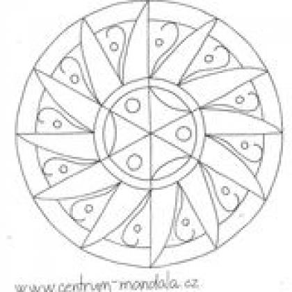 mandala na únor